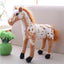 Realistic Horse Stuffed Animal 50cm 20in white light brown