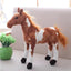 Realistic Horse Stuffed Animal 90cm 35in white brown