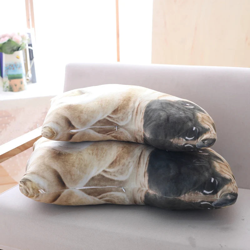 Realistic Pug Stuffed Animal