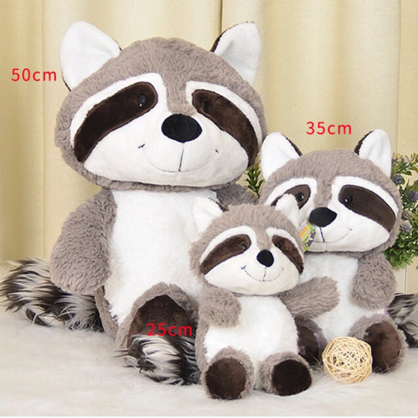 Realistic Raccoon Stuffed Animal