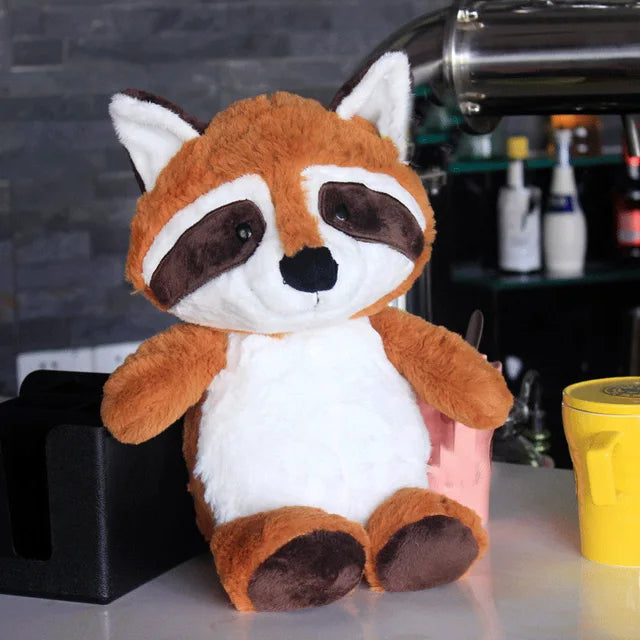 Realistic Raccoon Stuffed Animal 25cm 10in Brown