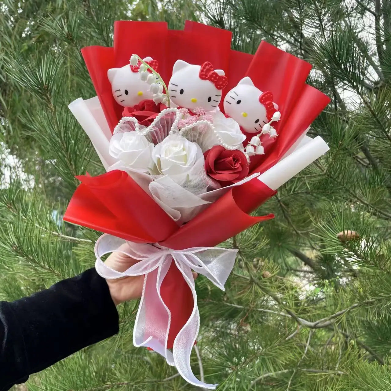 Sanrio Characters Valentine's Day Plush Bouquets 34-37cm
