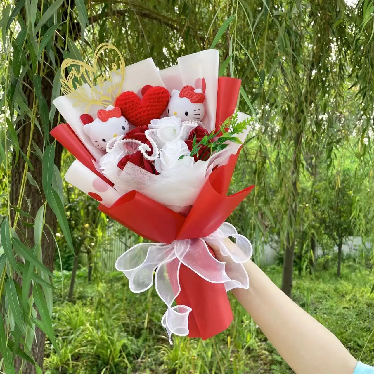 Sanrio Characters Valentine's Day Plush Bouquets 15-37cm