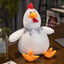Small Chicken Stuffed Animal Gray 25cm 10in