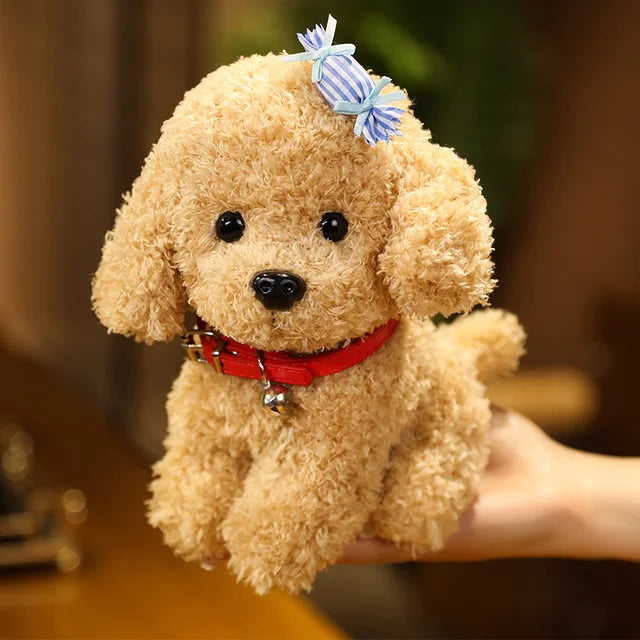 Teddy Maltipoo Dog Stuffed Animal Light Brown