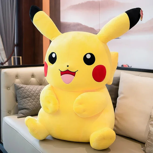 Yellow Pikachu Stuffed Animal 30cm 12in A